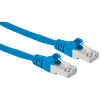 CABLE PATCH,INTELLINET,741477, CAT 6A, 0.9M( 3.0F) S/FTP AZUL