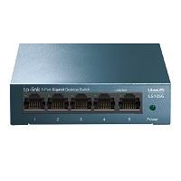 SWITCH | TP-LINK | LS105G | 5 PUERTOS RJ45 GIGABIT 10/100/1000 MBPS | NO ADMINISTRABLE | CARCASA METALICA | PARA ESCRITORIO O MONTAJE EN PARED
