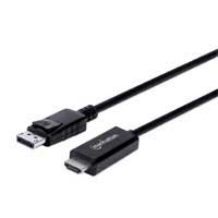 CABLE DISPLAYPORT,MANHATTAN,153201, - HDMI M-M 4K 1.8M