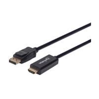 CABLE DISPLAYPORT,MANHATTAN,153195, - HDMI M-M 4K 1.0M