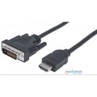 CABLE HDMI,MANHATTAN,372503, - DVI-D M-M 1.8M