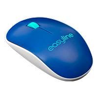 MOUSE INALAMBRICO 1000 DPI DONGLE USB SIMETRICO EASY LINE BY PERFECT CHOICE VIVA - AZUL
