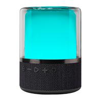 BOCINA ACTECK GLEE PURE AP50 / INALAMBRICA / BLUETOOTH - CONEXION TWS – 3.5 MM / SONIDO ESTEREO / 10 W / ILUMINACION LED / SUBWOOFER / NEGRO / AC-936408