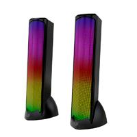 BOCINA GAMER BALAM RUSH GLIMM TOWER BG575 / ALAMBRICA USB / BLUETOOTH – CONEXIÓN 3.5 MM / SONIDO ESTEREO / 10 W / ILUMINACION LED / NEGRO / BR-936972