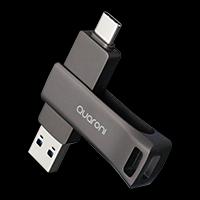 MEMORIA QUARONI 64GB USB 3.2 / DUAL AC / OTG / METALICA