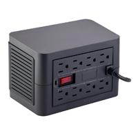 REGULADOR ACTECK ENERTOR PROTECT RV800 / 800 VA - 400 W / PROTECCION DE SOBRECARGA / AVR / INDICADOR LED / 8 TOMACORRIENTE / 175 J / NEGRO / AC-938198